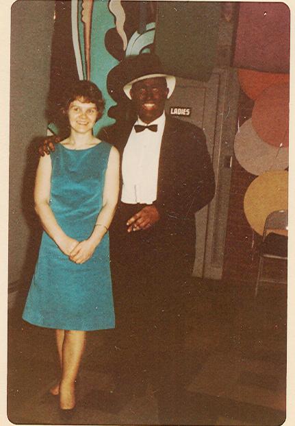 The minstrel and my mom.  Circa 1960s